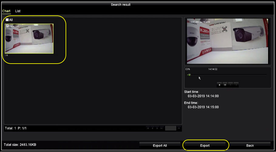 آموزش خروجی گرفتن ویدئو (Export) در NVR هایک ویژن
